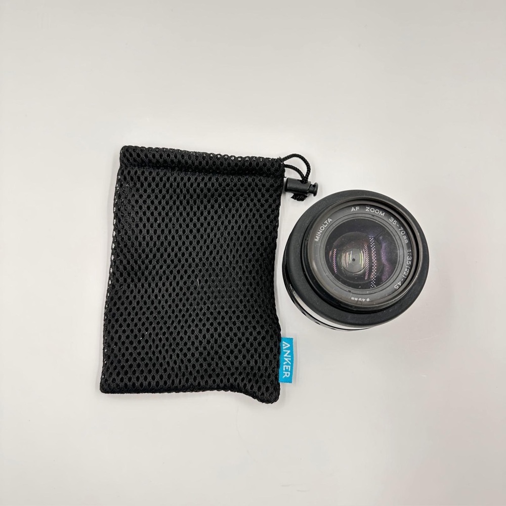 Minolta AF Zoom 35-70mm Black Lens